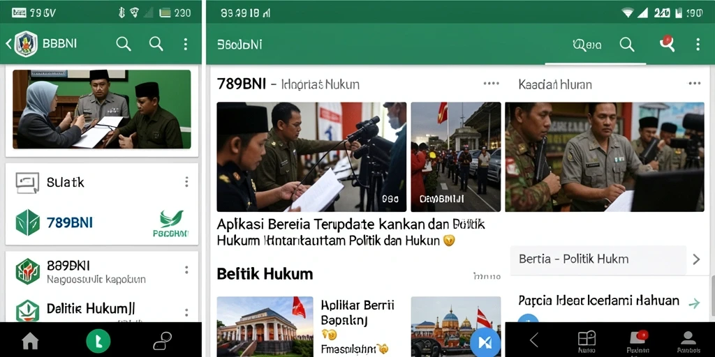 Tampilan antarmuka aplikasi 789BNI yang informatif dan menarik.
