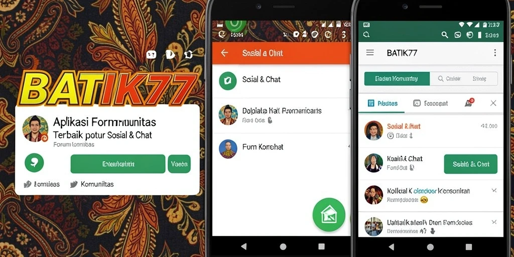 Screenshot utama BATIK77 menampilkan berbagai forum aktif dan interaksi pengguna.