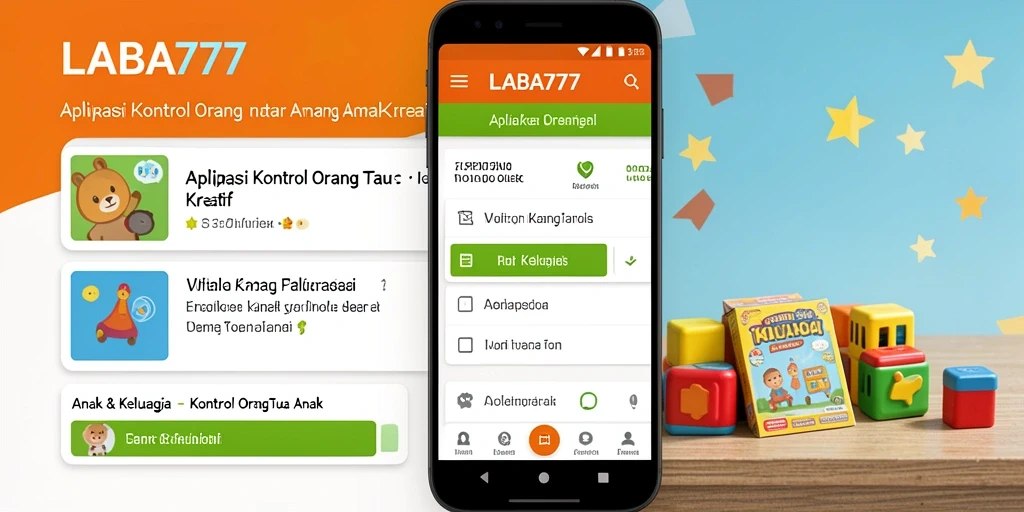 Antarmuka aplikatif LABA777 untuk kontrol orang tua yang intuitif.